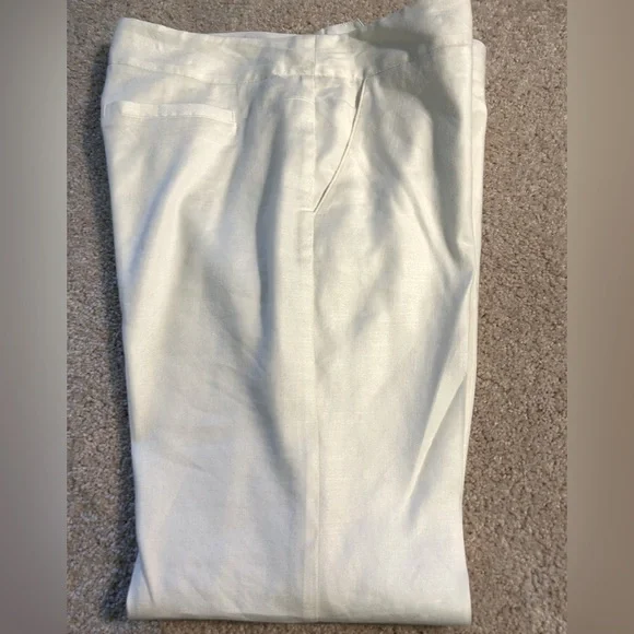 Cabi White Linen Trousers - Picture 7 of 7